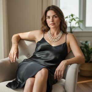 Vintage acrylic  necklace chunky beads glamour